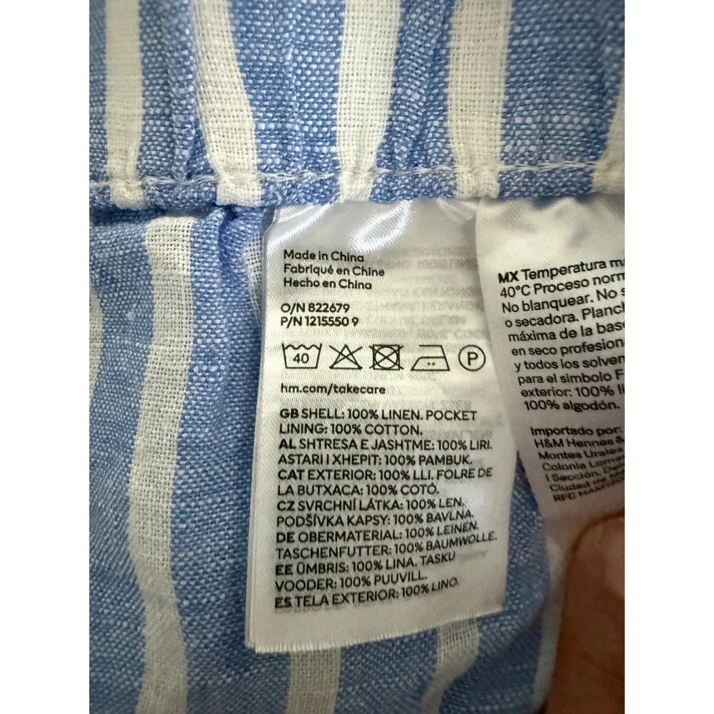 H&M 100% linen